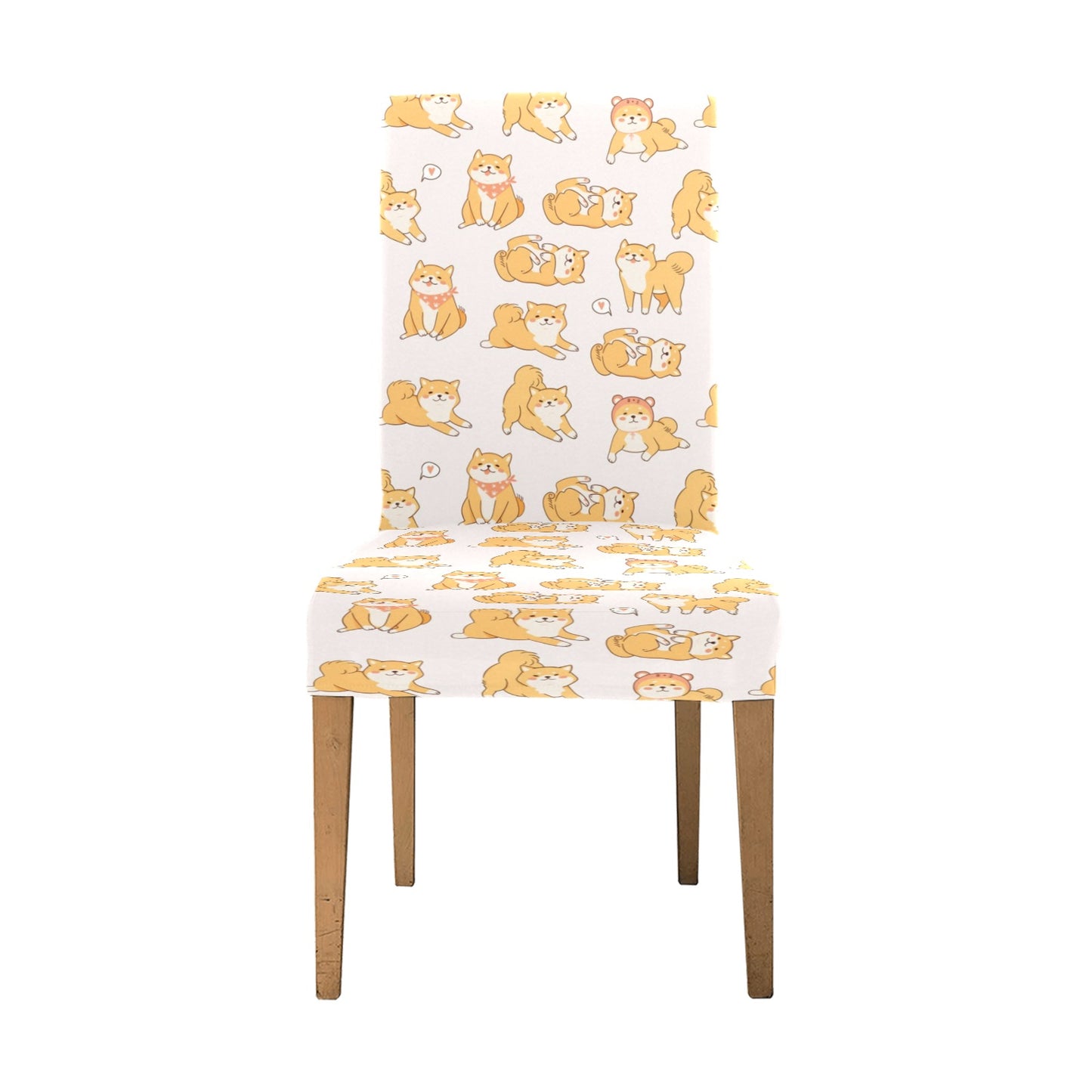 Shiba Inu Print Design LKS308 Dining Chair Slipcover