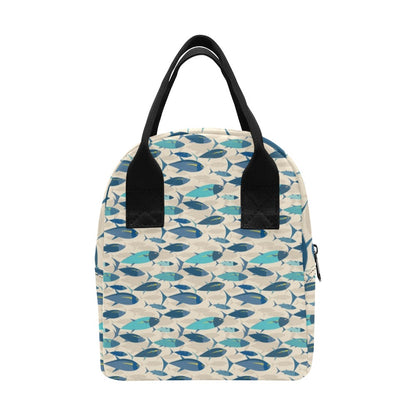Tuna Fish Print Design LKS302 Insulated Lunch Bag