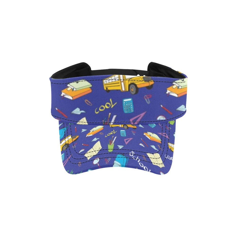 School Bus Print Design LKS307 Unisex Sun Visor
