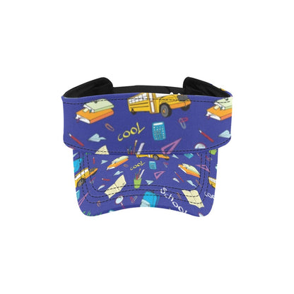 School Bus Print Design LKS307 Unisex Sun Visor