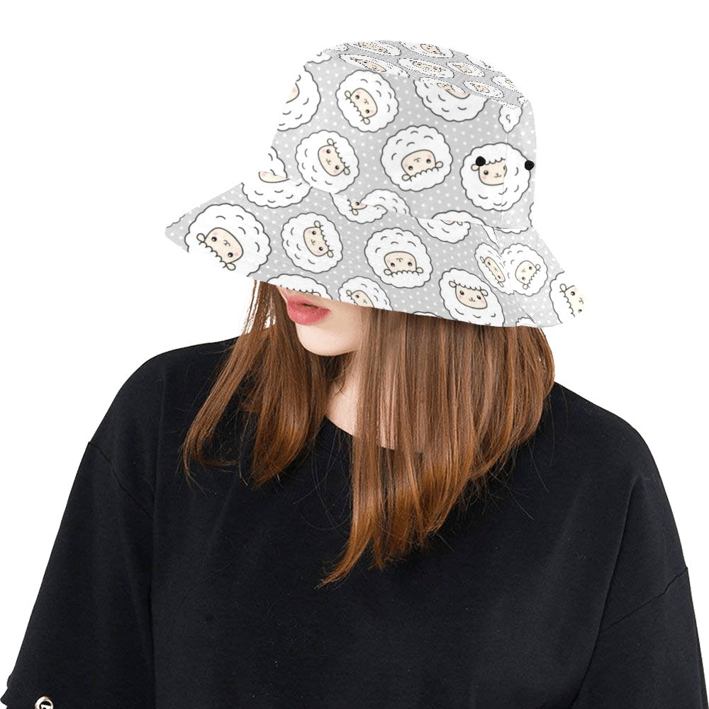 Sheep Print Design LKS401 Unisex Bucket Hat