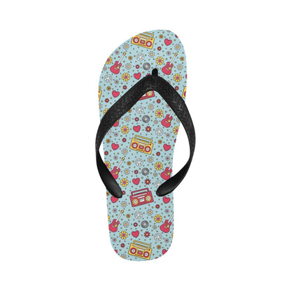 Hippie Print Design LKS307 Flip Flops