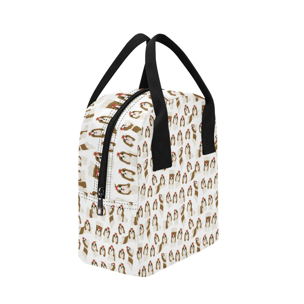 Shih Tzu Print Design LKS302 Insulated Lunch Bag