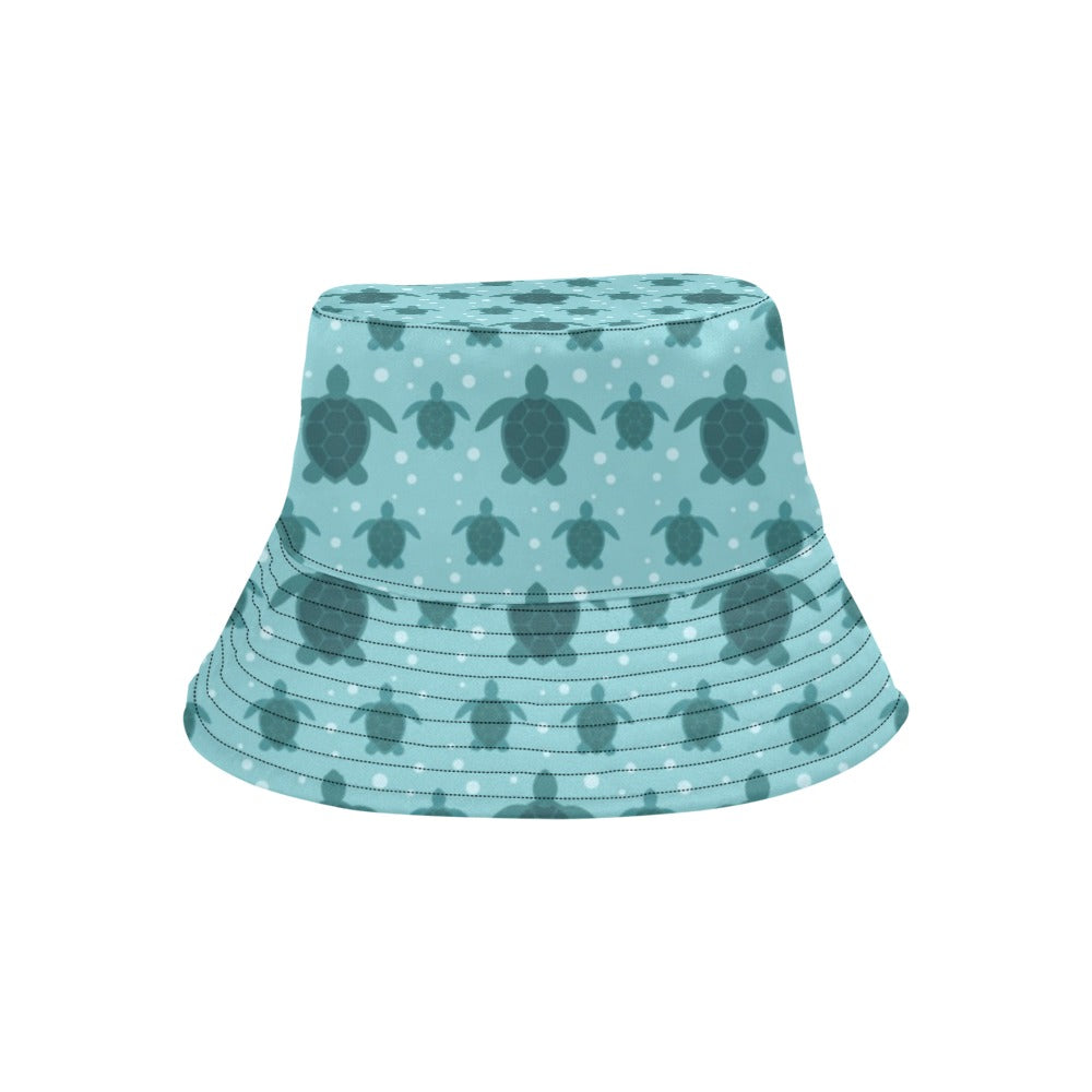 Sea Turtle Print Design LKS305 Unisex Bucket Hat