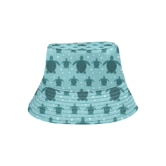 Sea Turtle Print Design LKS305 Unisex Bucket Hat