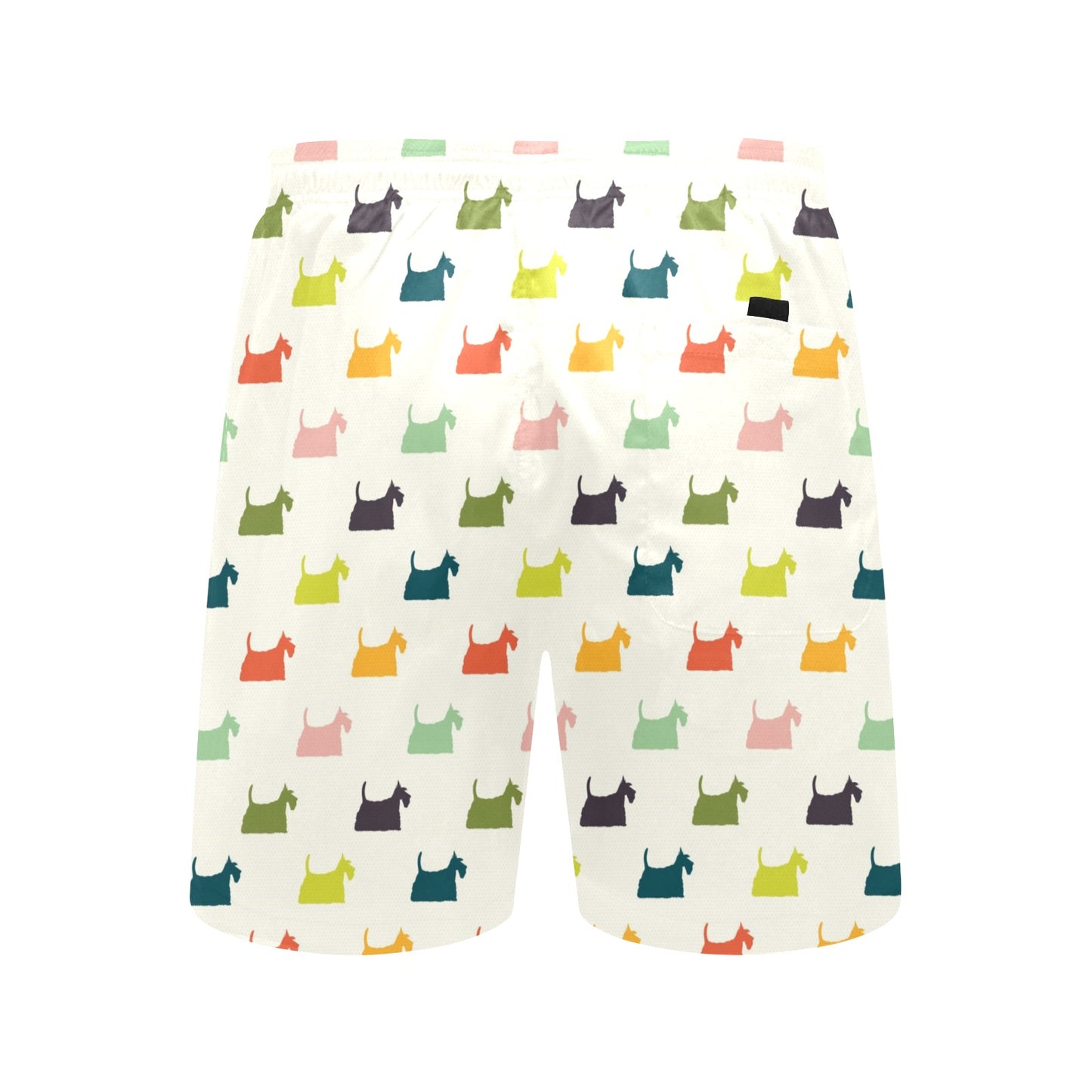 Scottish Terriers Print Design LKS305 Men's Swim Trunks Beach Shorts