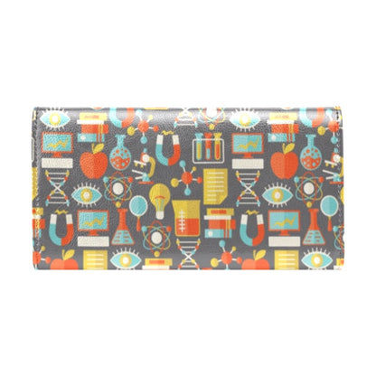Science Print Design LKS302 Women's Trifold Wallet