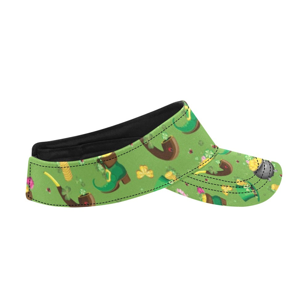 Shamrock Saint Patrick's Day Print Design LKS306 Unisex Sun Visor