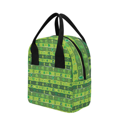 Shamrock Print Design LKS303 Insulated Lunch Bag
