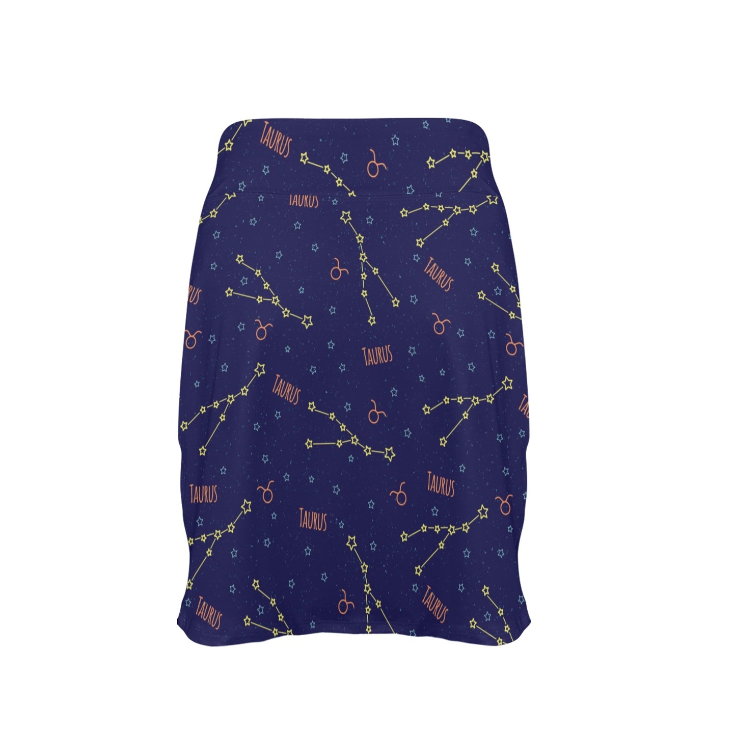 Taurus Print Design LKS301 17" Golf & Pickleball Skort with Pockets