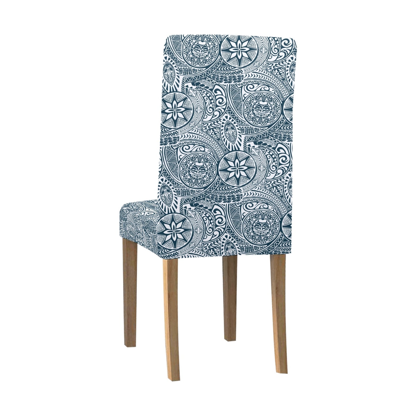 Samoan Pattern Print Design LKS306 Dining Chair Slipcover
