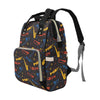 Saxophone Print Design LKS407 Diaper Bag Backpack