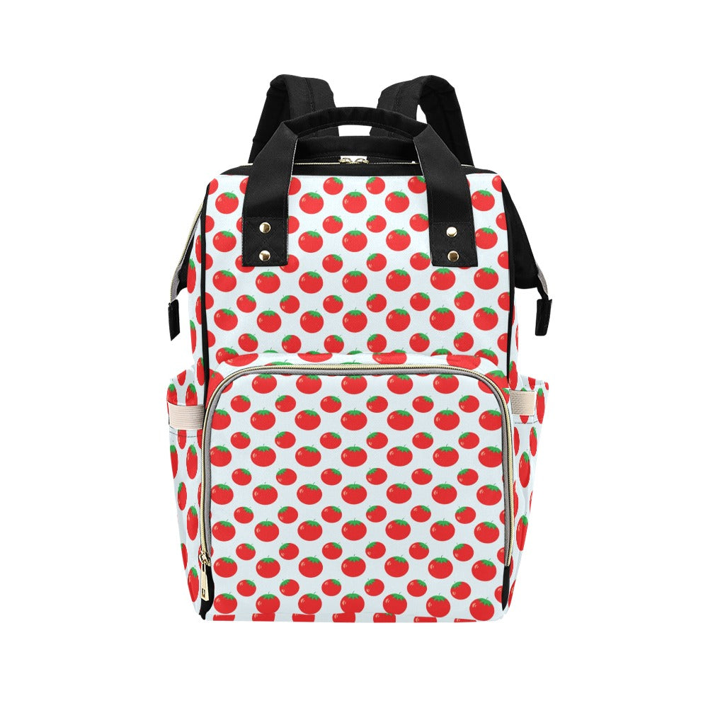 Tomato Print Design LKS307 Diaper Bag Backpack