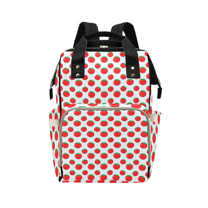 Tomato Print Design LKS307 Diaper Bag Backpack