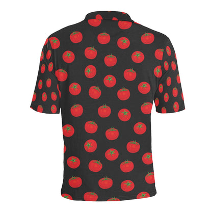 Tomato Print Design LKS305 Men Polo Shirt