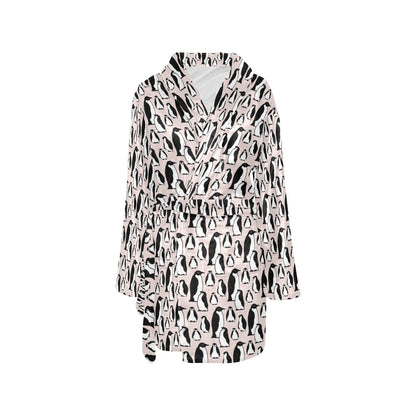 Penguin Themed Women's Fleece Robe