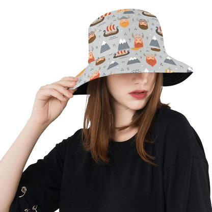 Vikings Print Design LKS307 Unisex Bucket Hat
