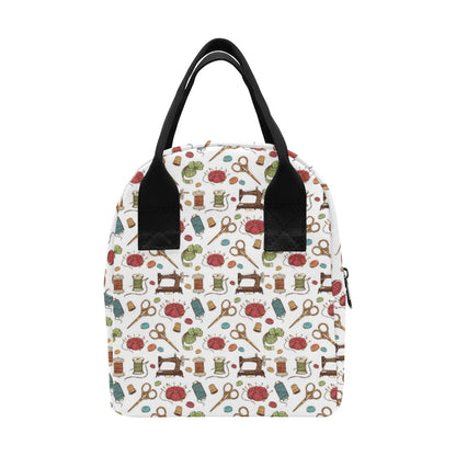Sewing Equipment Print Design LKS304 Insulated Lunch Bag