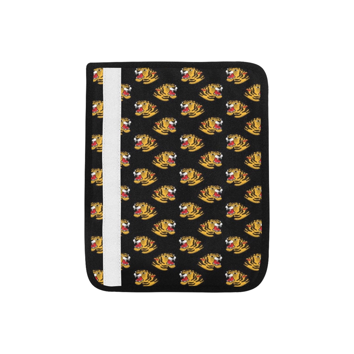 Tiger Head Print Design LKS306 Car Seat Belt Cover