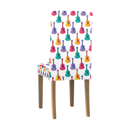 Acoustic Guitar Print Design LKS406 Dining Chair Slipcover