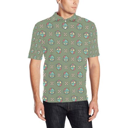 Zombie Print Design LKS301 Men Polo Shirt