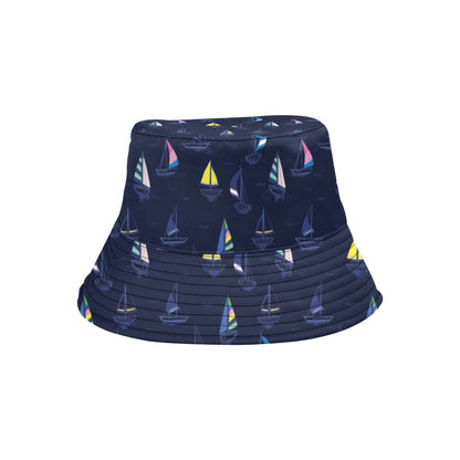 Sailboat Print Design LKS305 Unisex Bucket Hat