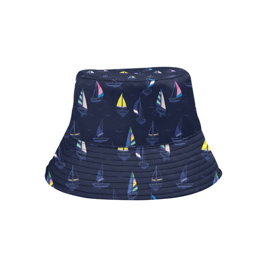 Sailboat Print Design LKS305 Unisex Bucket Hat