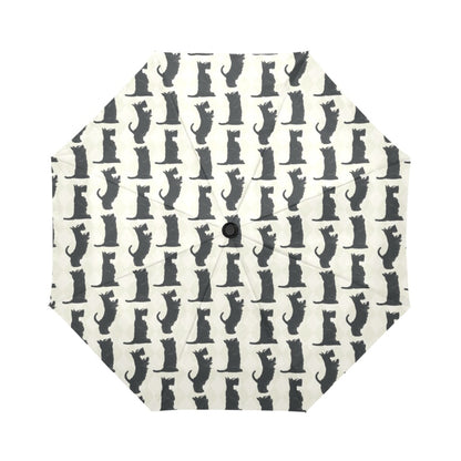 Scottish Terriers Print Design LKS309 Anti-UV Automatic Umbrella