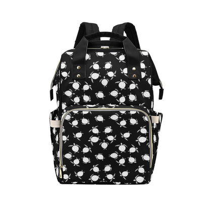 Sea Turtle Print Design LKS303 Diaper Bag Backpack