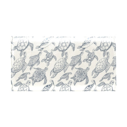 Sea Turtle Print Design LKS304 Women's Trifold Wallet