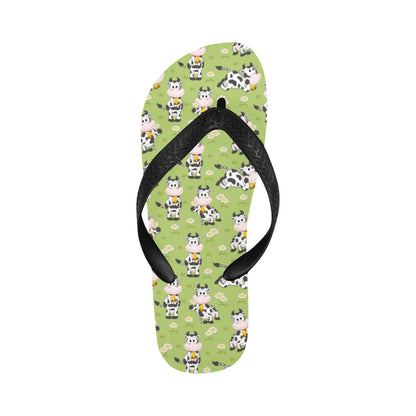 Cattle Print Design LKS401 Flip Flops