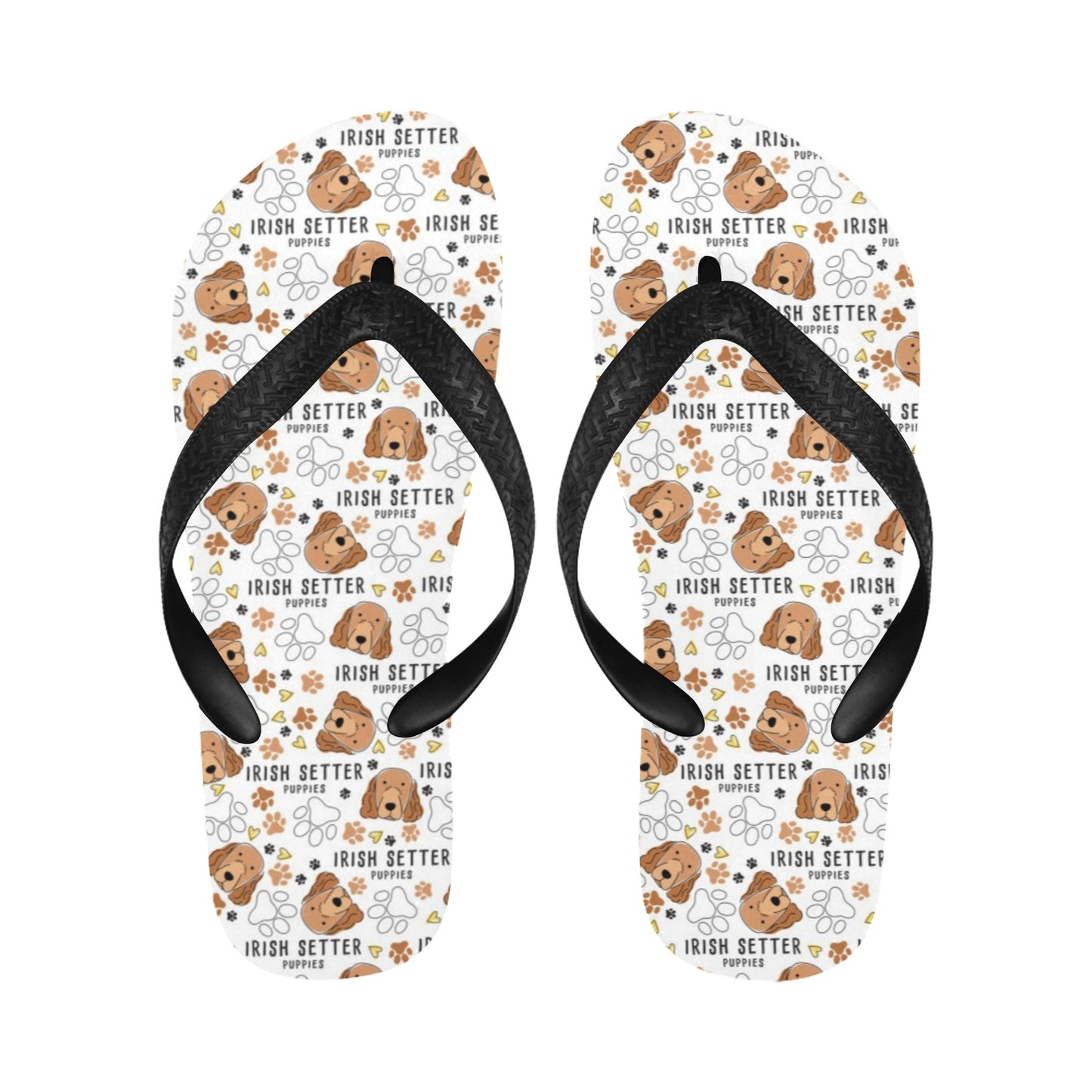 Setters Irish Print Design LKS301 Flip Flops
