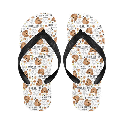 Setters Irish Print Design LKS301 Flip Flops