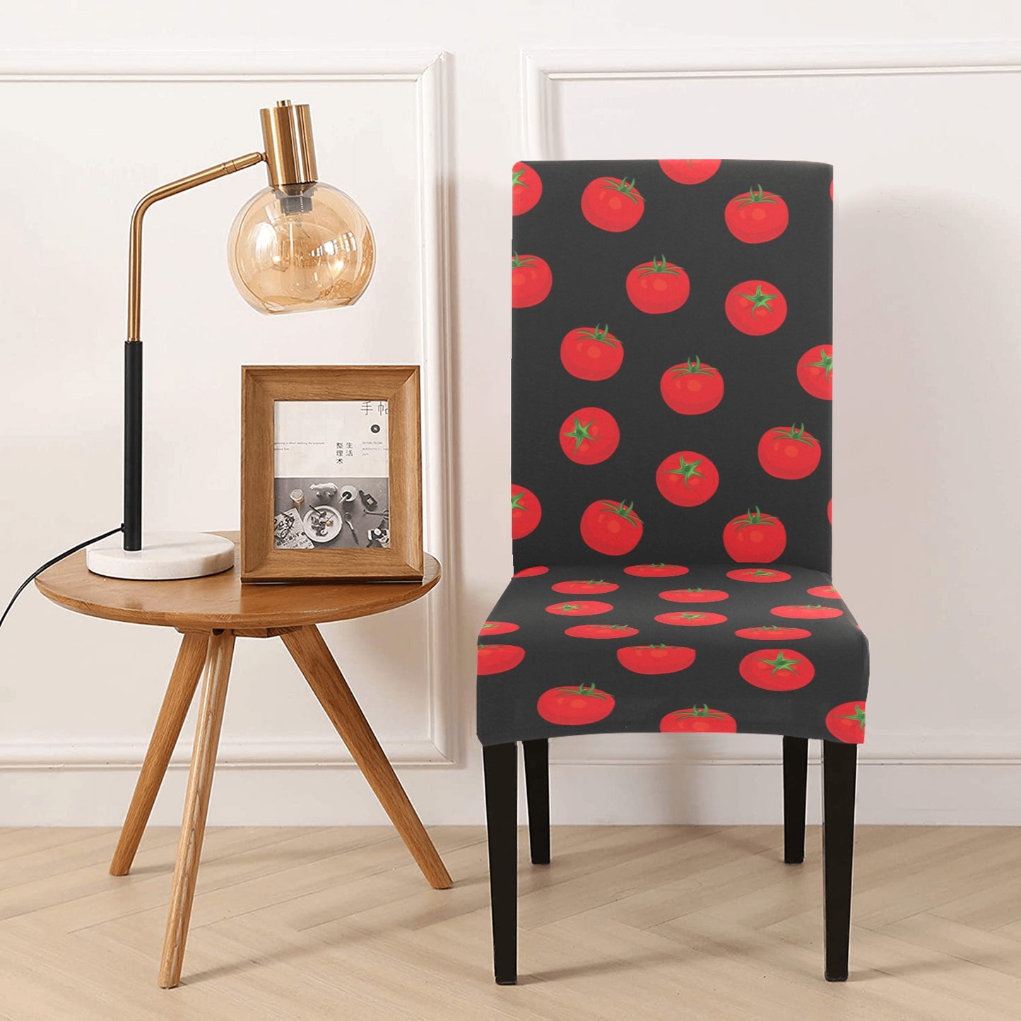 Tomato Print Design LKS305 Dining Chair Slipcover