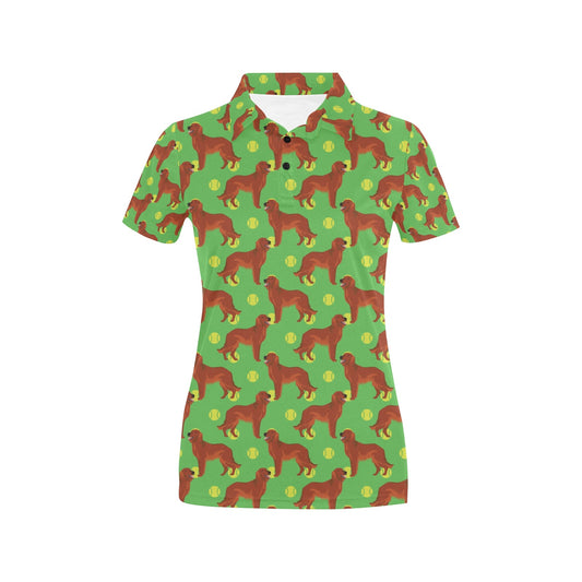 Setters Irish Print Design LKS302 Women's Polo Shirt