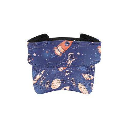Space Astronaut Rocket Print Design LKS304 Unisex Sun Visor
