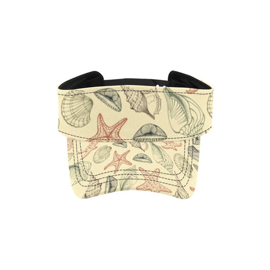 Seashell Print Design LKS305 Unisex Sun Visor