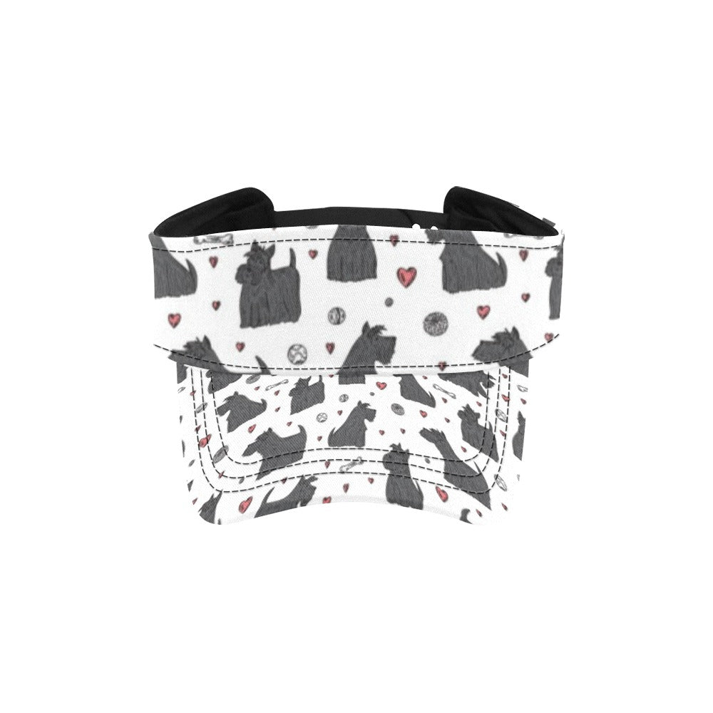Scottish Terriers Print Design LKS3015 Unisex Sun Visor