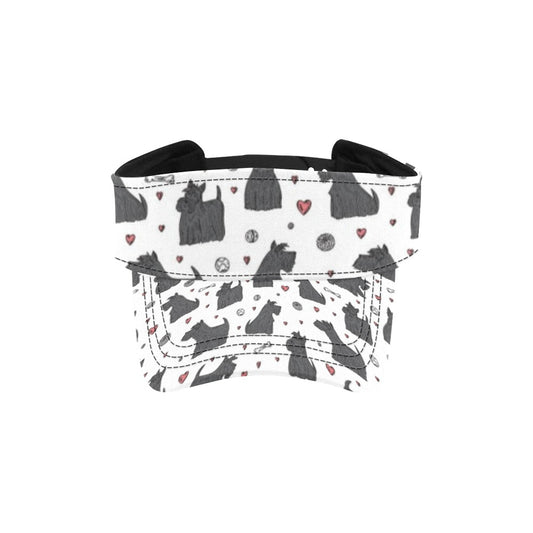 Scottish Terriers Print Design LKS3015 Unisex Sun Visor