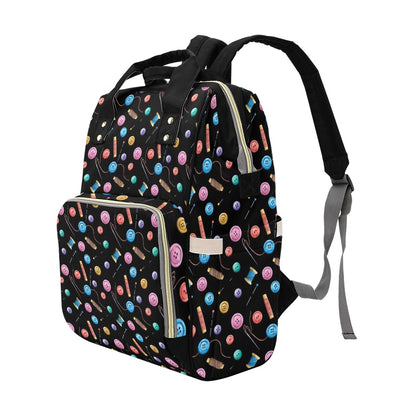 Sewing Print Design LKS309 Diaper Bag Backpack