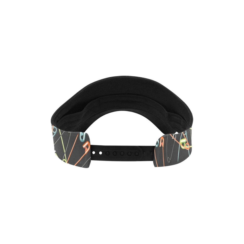 Safety Pin Print Design LKS301 Unisex Sun Visor