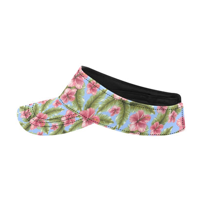 Tropical Flower Print Design LKS301 Unisex Sun Visor