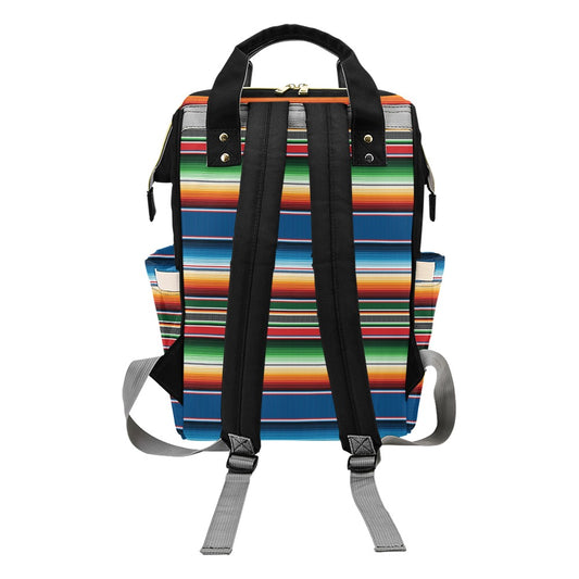 Serape Print Design LKS303 Diaper Bag Backpack