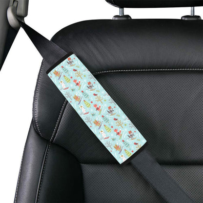 Ski Fox Cute Print Design LKS303 Car Seat Belt Cover