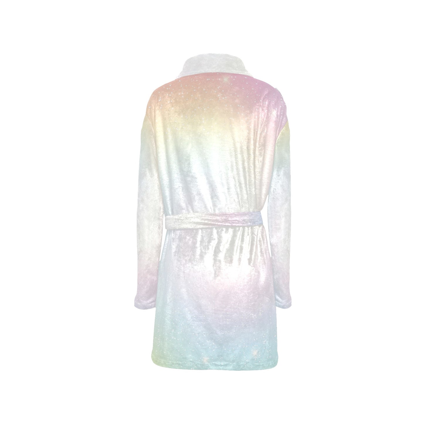 Nebula Pattern Print Design A02 Women's Fleece Robe