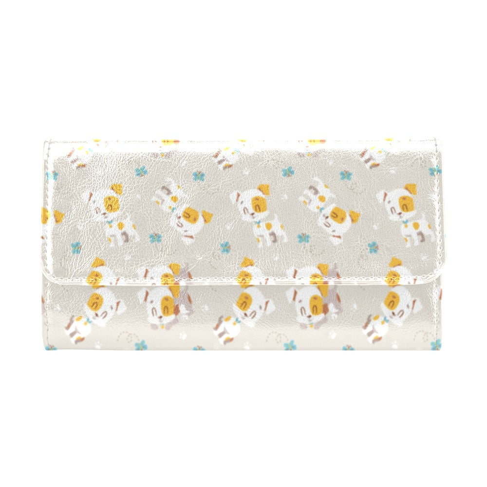 Russell Terriers Print Design LKS306 Women's Trifold Wallet