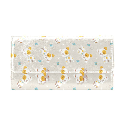 Russell Terriers Print Design LKS306 Women's Trifold Wallet
