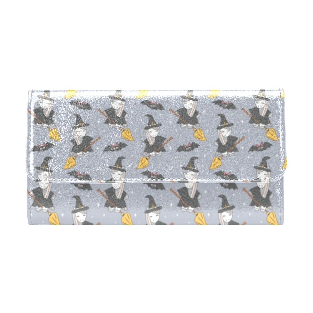 Witch Print Design LKS307 Women's Trifold Wallet