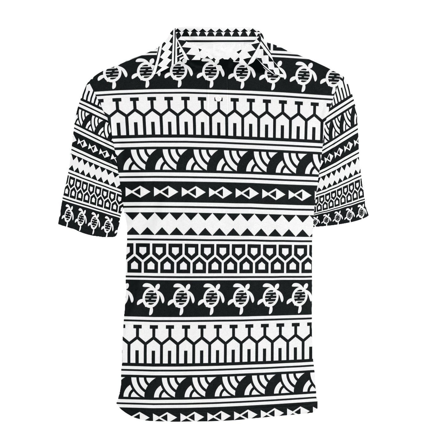 Samoan Pattern Print Design LKS303 Men Polo Shirt