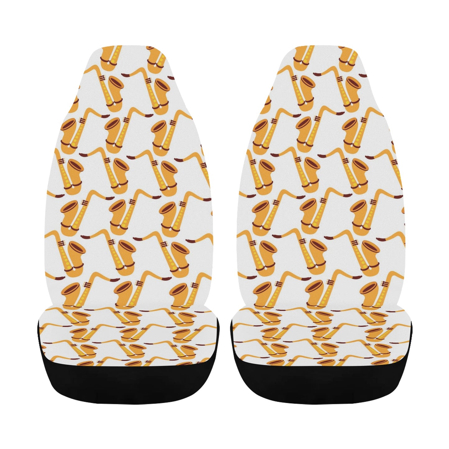 Saxophone Print Design LKS404 Car Seat Covers